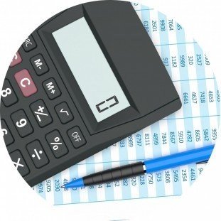 Hausverwaltung Gerolstein: Taschenrechner mit Finanz-Grafiken symbolisiert h�here Mieteinnahmen und Betriebkostensenkung