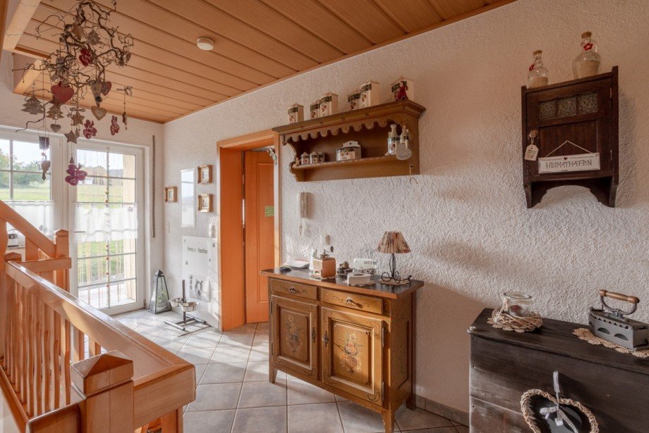 Haus OG Flur mit Balkonzutritt Einfamilienhaus Oberstadtfeld