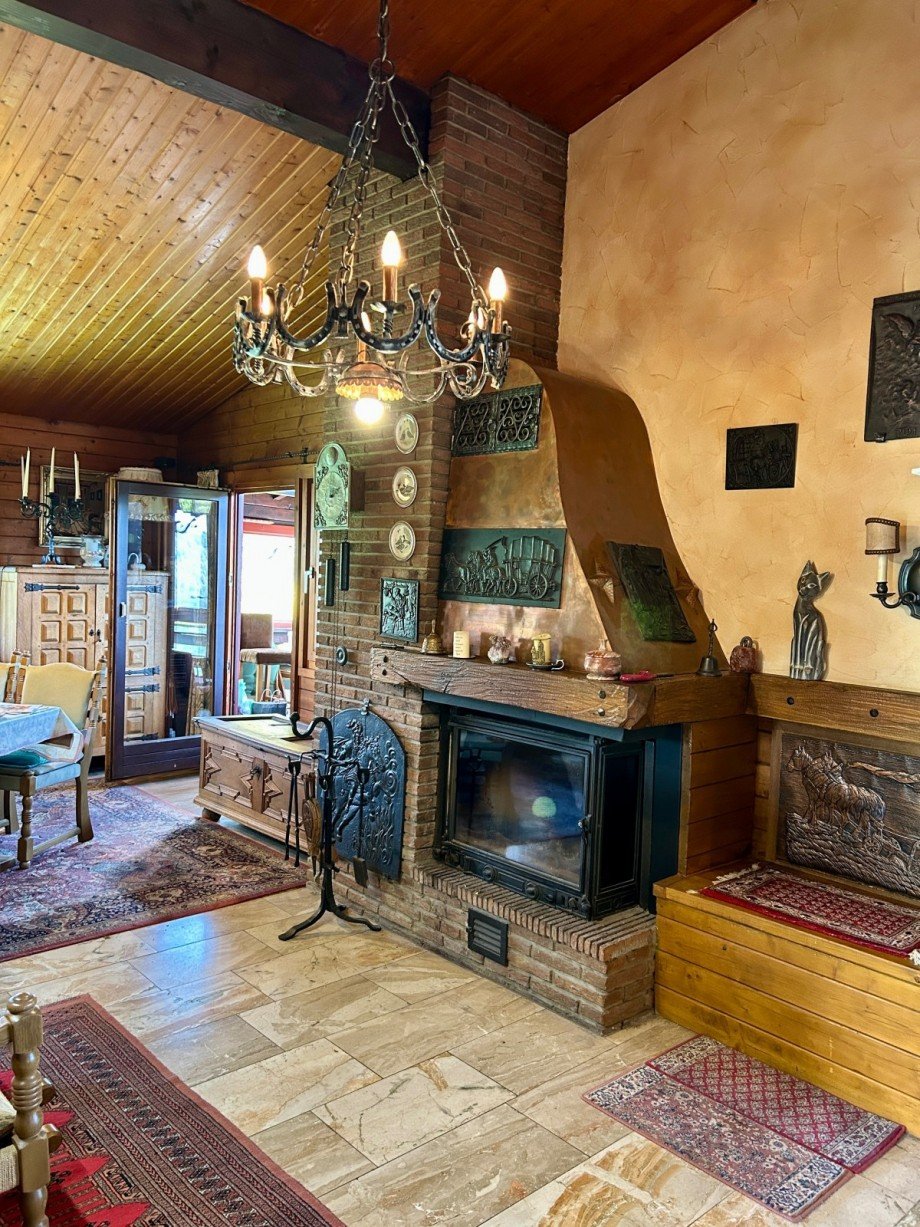 Kamin-Wohnbereich Landhaus Gerolstein