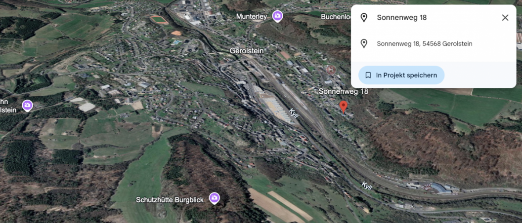 Google Earth Wohnung Gerolstein
